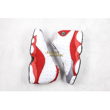 best replicas Air Jordan 13 Retro "Grey Toe" 414571-126 Mens white/black/true red/cement grey Shoes
